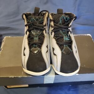 Air Jordan Flight Black/Gray/Blue Kids Size 7C
